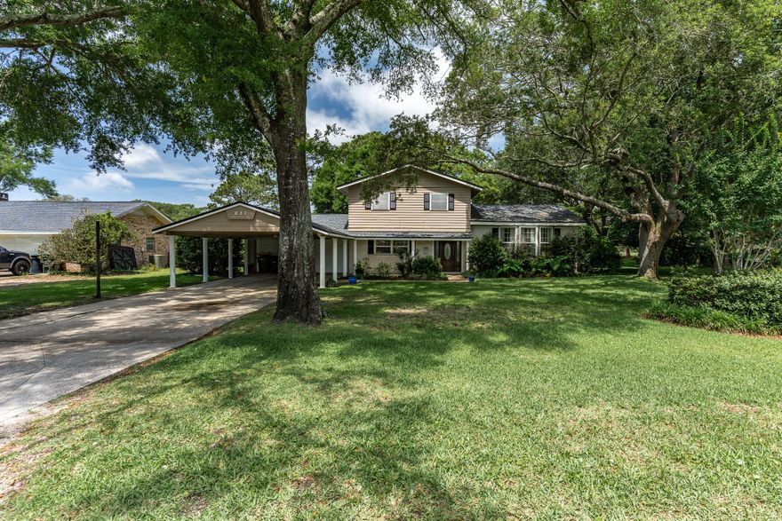 Spacious home nestled in the highly sought-after Kenwood neighborhood perfectly positioned on the 8th hole of the FWB Golf Course.  Enjoy sweeping views of the fairway from your expansive backyard and covered patio or relax on the large upstairs balcony located off of the master bedroom.  Inside the split-level layout , you'll find warm hardwood floors, multiple living areas, a bright and updated kitchen with granite countertops, and a formal dining space.   Roof 2025, HVAC in 2024, Newer H2O Heater, Exterior paint 2024.  The property features a 2-car garage plus 2-car carport, offering plenty of room for vehicles, golf carts, and storage. This ''as is''property is priced for a quick sale, offering an opportunity to own a golf course home in Kenwood with space, character, and potential.