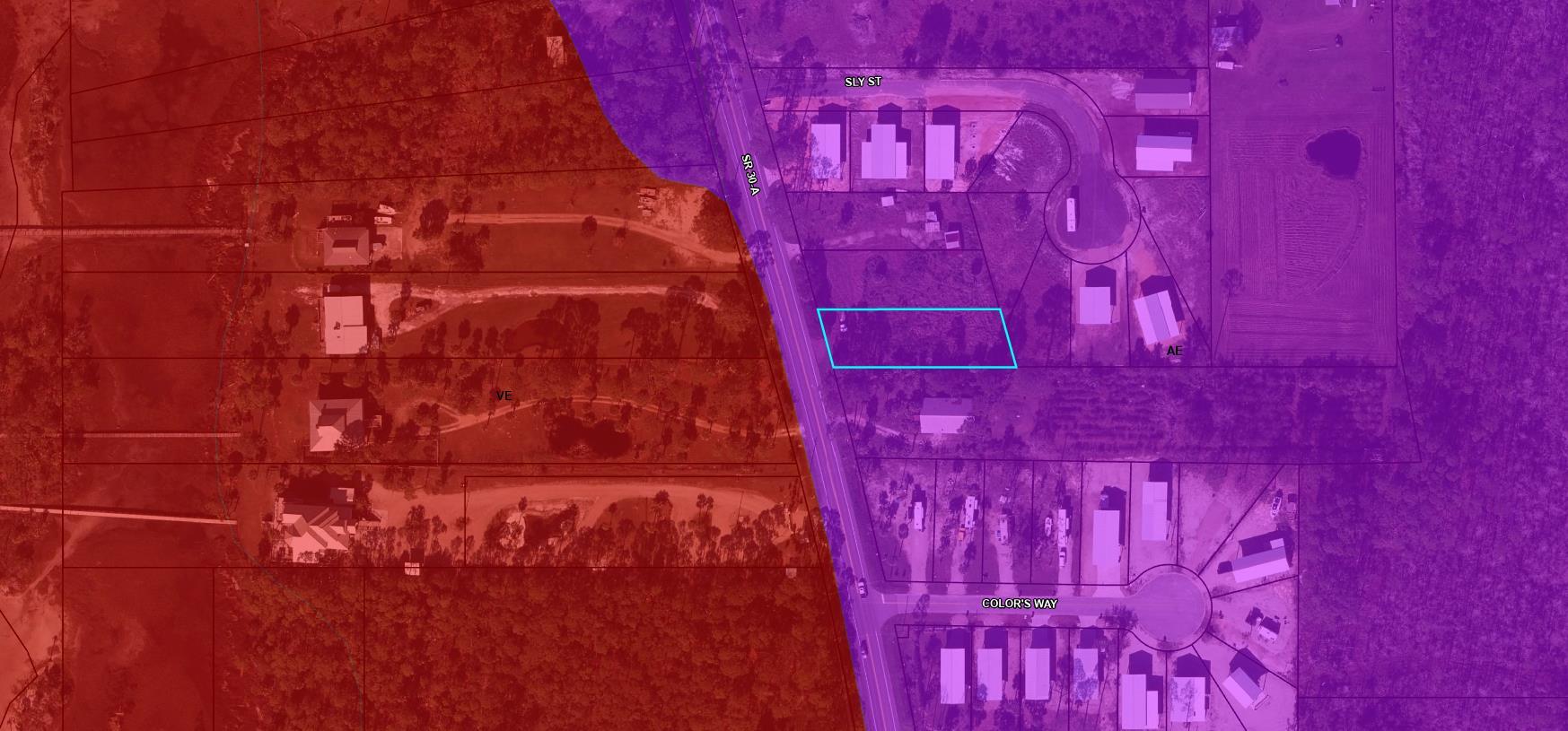 NO RECORDED SUBDIVISION - Land