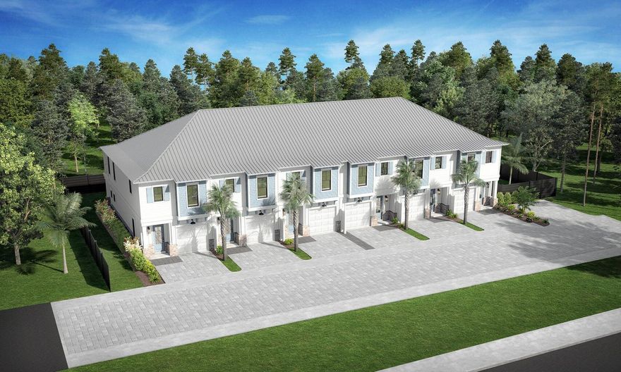 New construction in highly desired Santa Rosa Beach with anticipated completion in spring 2025. Lot 2 is one of six elegant townhomes by Key Lime Construction in the community of Cottage Grove, each with 3 bedrooms and 3.5 baths, are 1.3 miles from the beautiful beaches, restaurants, and shopping of 30A. Exterior renderings included in the photos detail the paved road and driveways, one car garages, fiber board siding with brick accents, gas lanterns on front porch, coastal colors, and landscaping. Amenities include a community pool, grill, and restrooms. Short term rentals are not allowed, making this an ideal primary residence or second home with the ability to rent monthly, seasonally, or yearly.Luxury interior finishes include engineered wood floors, quartz countertops, tile b tile backsplash, shaker-style cabinets. Solid core 8' bedroom doors, sound control insulation, 10' ceilings throughout, and smooth finish drywall
Buyers who purchase prior to construction will have the opportunity to select from 3 finish packages that include tile, flooring, and countertop options.
Downstairs entry into the foyer leads to two bedrooms with ensuite baths; one with a tub-shower combination and the other with a walk-in shower. Included downstairs is a laundry room, and access to the back porch. Owners will enjoy a one car garage with storage space as well as extra storage under the stairs.

Upstairs includes a large great room with living and dining space that leads to an upper porch. The kitchen boasts Kitchen Aid commercial style appliances including a 30" Dual Fuel Cooktop, Wall Microwave, Vent Hood, Dishwasher, and French Door Refrigerator.
The owner's suite features a large walk-in closet with wood shelves, and a master bath with linen closet and walk-in shower.
HOA dues include irrigation water and lawn maintenance.
Call today for this opportunity to own south of Highway 98 in Santa Rosa Beach!