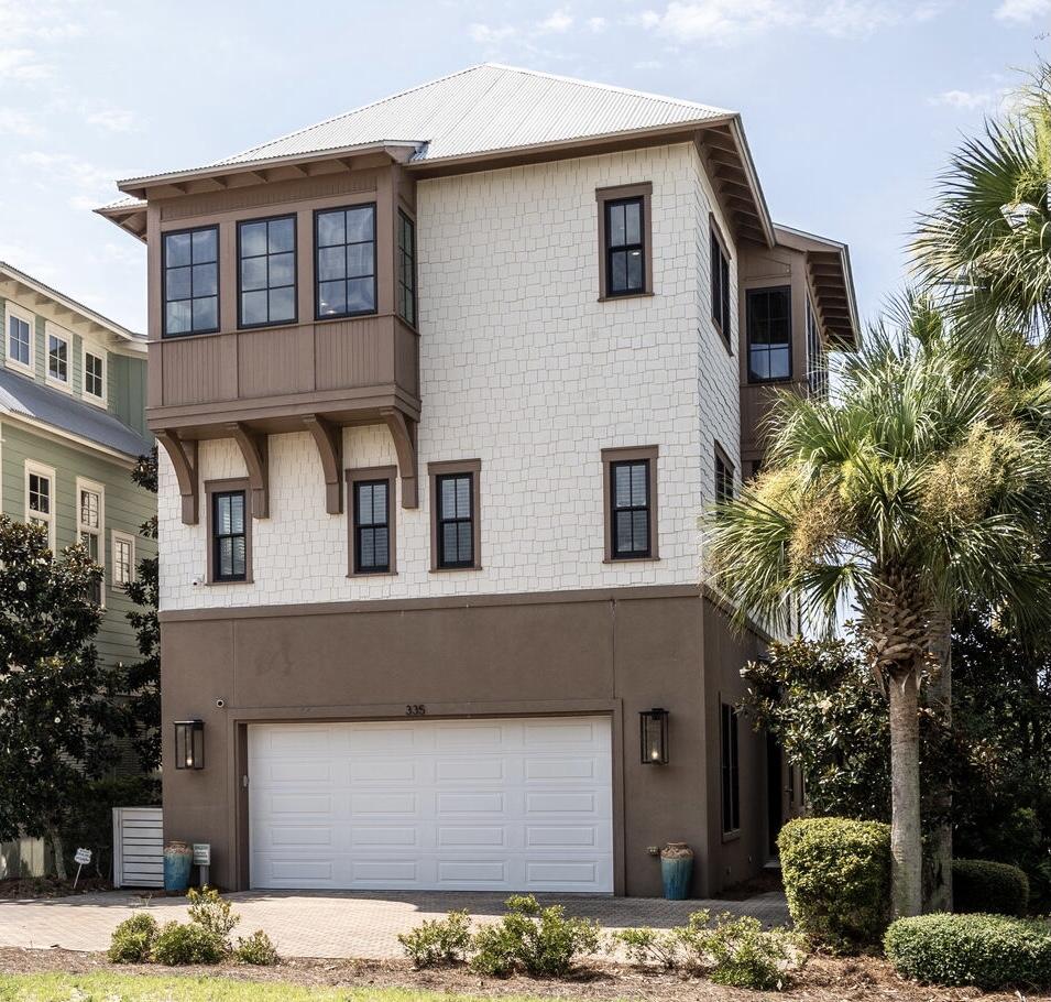 Nestled up against one of Florida's most beautiful state parks, is the gated community of Cypress Dunes. Completed beautifully with walking trails, tennis courts, and an expansive recreation center and pool.  Cypress Dunes is located on the white sands of the world renowned 30A beaches. This ICF Concrete constructed home offers 5 Bedrooms and 7 baths.  Located just two doors from the recreation center with wonderful views of the Gulf of Mexico, you will also be wowed by the wildlife located just behind you in the State Park.  This home is being offered fully furnished with co-ownership of the lot in front of the home.  Red oak wire brushed hardwood floors throughout with Ebony finish; glass, ceramic & travertine in bathrooms and foyer. Pecked Cypress ceiling in family room & deck.