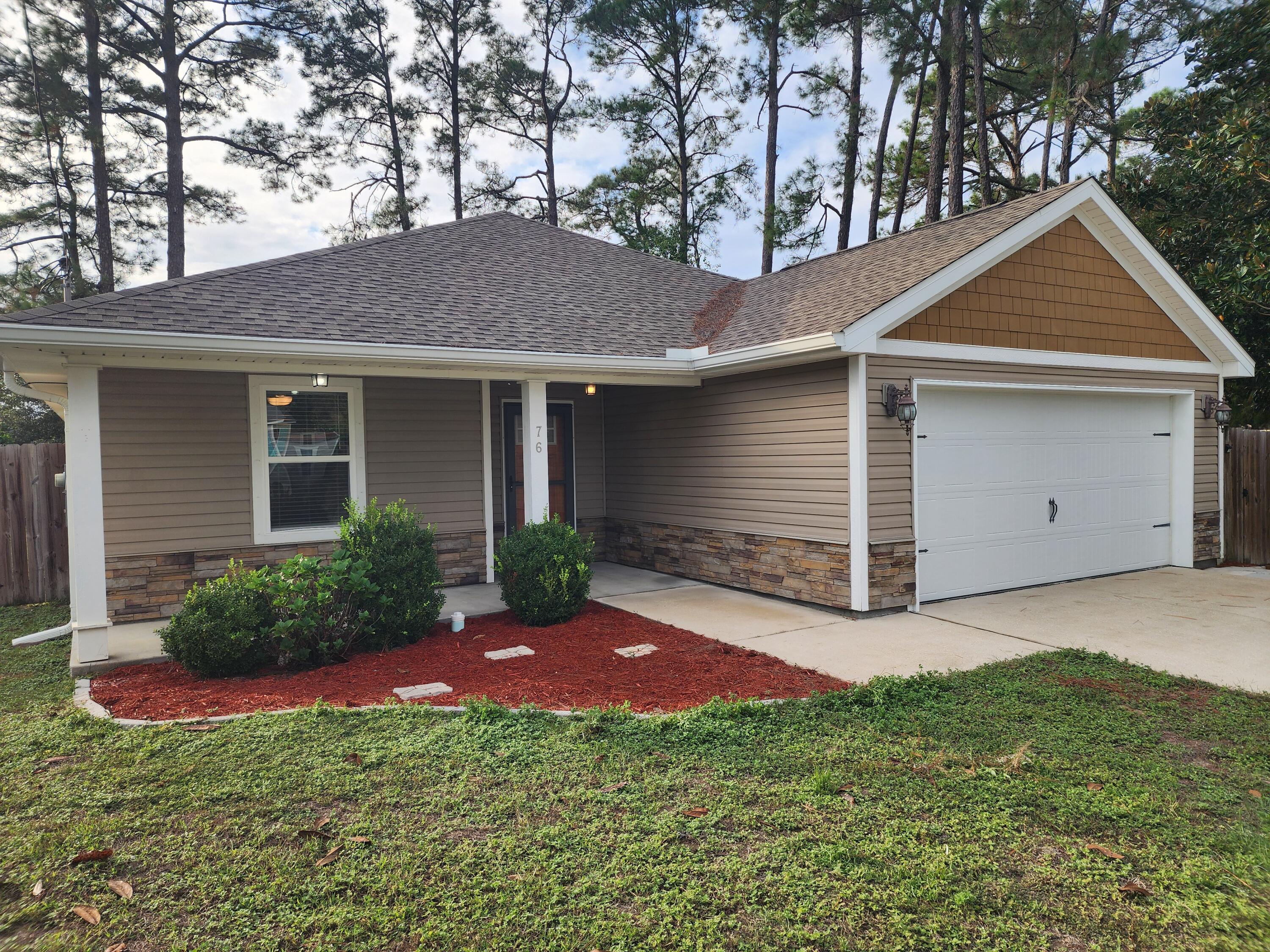 Beautiful home close to Hurlburt Field in Mary Esther! Located off of US-98 east of Wynnehaven Beach, the home boasts a backyard that is privacy fenced and is a great size for pets or children. The exterior also features a partially covered patio area, double gate to the side for parking water or other toys, and a covered front porch. Inside you will notice raised ceilings in the living room, an open kitchen with breakfast bar, stainless steel appliances, & granite countertops, along with a spacious owner's suite that includes two walk-in closets and a double vanity. The property is located within 6 miles of Hurlburt Field, within 9 miles of Navarre Beach & within 10 miles of Downtown Fort Walton Beach. Schedule your showing today!