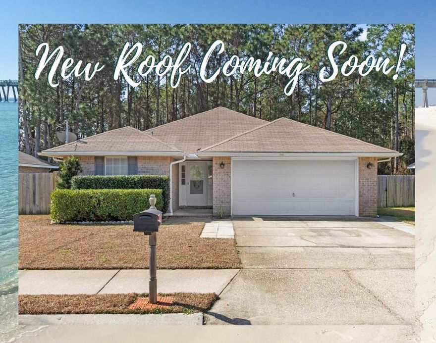 *New roof to be installed prior to closing!* Welcome home to this adorable move in ready home in east Navarre, just 5 minutes to Navarre Beach located on a dead end street with no HOA! Enjoy the impeccable curb appeal as you walk up to the front door and inside you'll appreciate the freshly painted walls and baseboards and you'll love the luxury vinyl plank flooring that extends through the ENTIRE home! The split and open floor plan features the master bedroom on one side with a spacious bathroom with dual vanities, a linen closet, and walk in closet. The other two nice sized bedrooms are located on the other side of the home and share a full bathroom. The well-appointed kitchen with stainless steel appliances, ample counter space, and a pantry is open to the spacious living (more...)