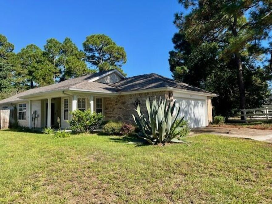 MOVE IN SPECIAL!!! HALF OFF FIRST MONTH'S RENT!!! This lakefront home sits on a premium lot and could be yours before the end of the month.  You can enjoy the peaceful, serene lifestyle on affordable waterfront property. Yard is fenced except for the lakefront. This is a great rental for the price. To view, come by the Navarre Beach Realty office at 8666 Navarre Parkway in the Winn Dixie Shopping center. Office hours are Mon-Fri 9am-5pm. Keys must be returned by 5pm. They cannot be kept out over night and we do not do showings on the weekend. Call 850-936-0700 for more information.