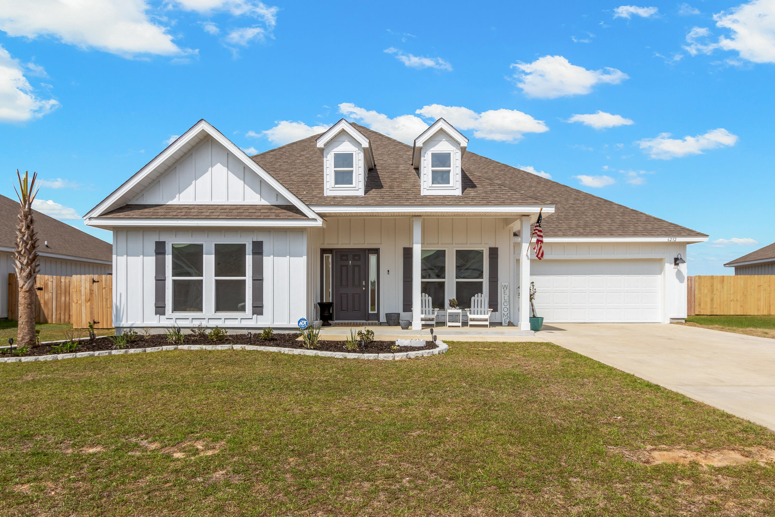 OPPORTUNITY KNOCKS! BACK ON MARKET OF NO FAULT OF SELLERS! COME SEE THIS STUNNING 2022 BUILT HOME IN A NEW SUBDIVISION. THIS HOME WOWS! IT IS ONE OF FEW 5 BR/3 FULL BATHS w/ 3000+ SF IN FOREST BAY. The FRONT PORCH welcomes & awards you a place to sit & enjoy the end of the day. FOYER boasts a 6' wide inviting entry flowing into a cascade of spacious & airy living. The BONUS ROOM/OFFICE is just off of the entry with ample room for whatever you may need. Adjacent is the DINING ROOM with Lg windows & recessed ceiling. The LIVING ROOM is HUGE w/high 11' double recessed ceiling & fan along with an entertainment/TV nook. The KITCHEN adds to the space with a large 9'x4' granite island breakfast bar w/seating for up to 4-6 & storage on both sides. KITCHEN has staggered shaker cabinets, custom