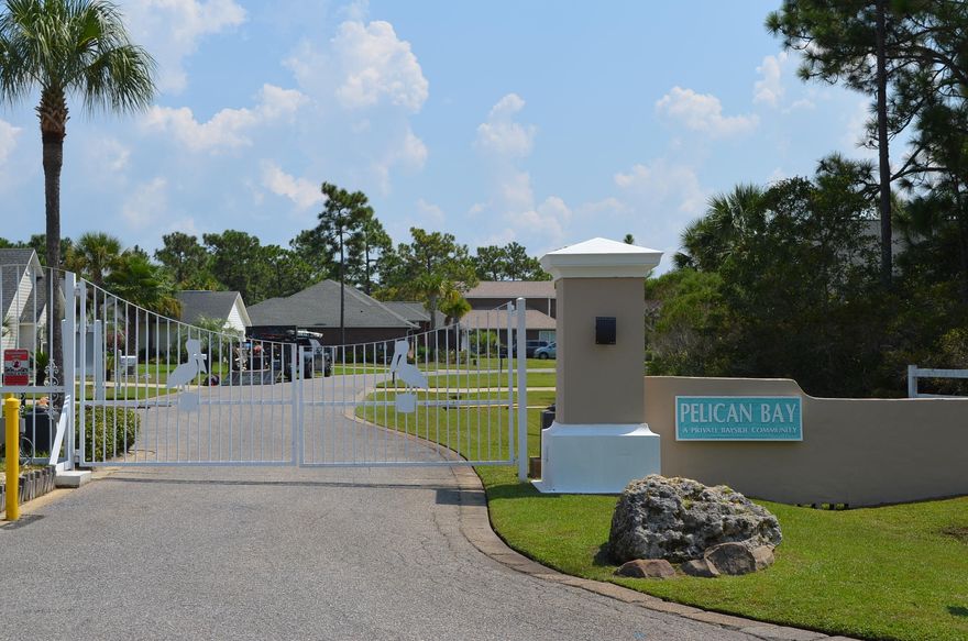 Ready to build your dream home? Then take a look at this wooded lot in the lovely gated community of Pelican Bay. Enjoy tennis, which is right around the corner from this lot, or maybe a picnic, or fishing off the dock at the bay front park in Pelican Bay. Ready for the beach or shopping? Pelican Bay is a short drive to Grande Blvd with shopping and movie theater. And the beaches? Some of the best in the world with the white sand of both 30A and Miramar beaches nearby. Call for gate code and see for yourself what Pelican Bay has to offer.