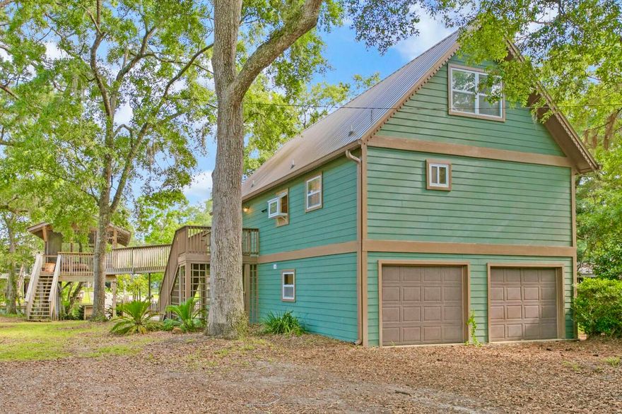 Bay life at it's Best! Come relax and enjoy the enormous screened porch over the water and private boat launch in your own back yard!  This adorable 3/3 cottage offers so much space for families to enjoy a place on the Choctawhatchee Bay.  The home is an open concept with Master just off the kitchen.  Two bedrooms upstairs with a full bath.  At Ground level there is a huge bonus room, room for an office, separate workshop, laundry and full bathroom.  The exterior space is awesome for those who want to have access to the bay, yard to plant in, play set for kids, lower dock for fishing, boat launch and room for parking for yourself and guest.  This home will be a great investment or full time home, 100 ft on the canal that leads out to the open water, and minutes to the Emerald Coast Beaches