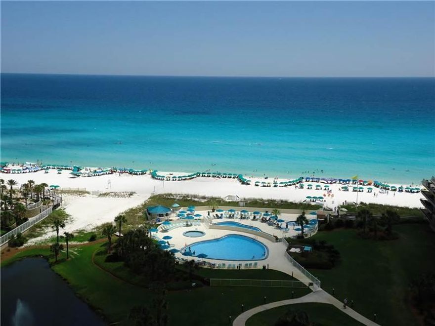 Edgewater Beach is architecturally stunning and has a lot of grounds area that most other condos do not have. Over 400' of waterfront. With all the spaciousness of the grounds area, one never feels crowded. Two levels of covered parking; two swimming pools, one of which is fed by a waterfall; a children's pool and a heated spa.The views from this 15th floor unit are spectacular. You're seeing the Gulf of Mexico plus the white white sand and the attractive pools. As you enter the unit, you'll notice the super floor plan with the spacious living dining area having 15'x21'. The kitchen is 8'x19' with granite countertops and stainless steel appliances. You're close to some the finest restaurants and much more. Edgewater Beach is located in a gated community and well managed. Just check it out!