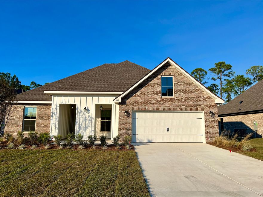 The HICKORY III G in Starburst at Hammock Bay community offers a 5BR, 3BA open design with formal dining room and separate den. Upgrades added (list attached).  
Features: double vanity, garden tub, separate custom tiled shower, and walk-in closet in master bath, kitchen island, walk-in pantry, boot bench at garage entry, covered front and rear porch, crown molding, recessed lighting, framed mirrors in all baths, smart connect Wi-Fi thermostat, smoke and carbon monoxide detectors, landscaping package, architectural 30-year shingles, flood lights, and more!
Energy Efficient Features: water heater, electric kitchen appliance package, vinyl low E windows, & more! Energy Star Partner.