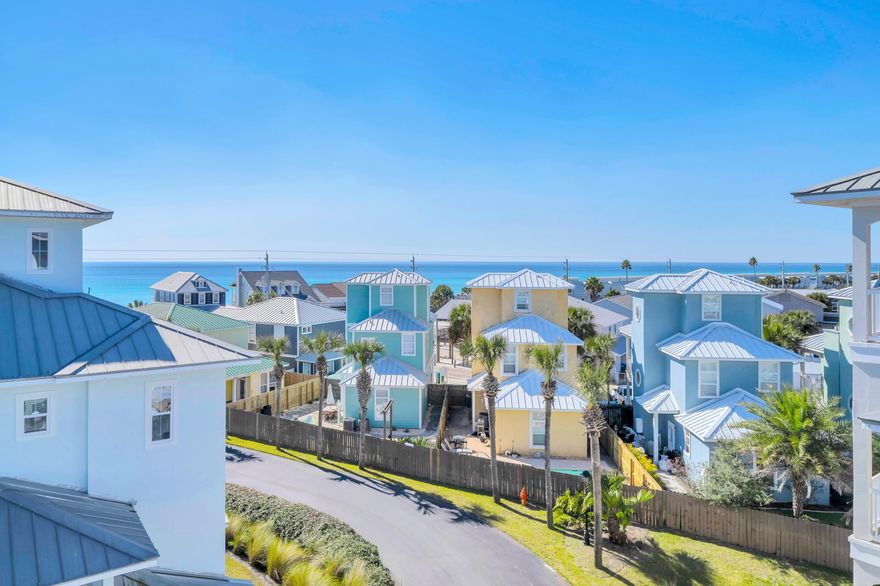 ***OPEN HOUSE, SUN, FEB 8, 10AM-1PM*** West End RENTAL MACHINE with Private Elevator & Gulf Views - 30A Luxury Without the Hassle! Experience the appeal of 30A proximity without the premium price tag or restrictive beach access issues. Positioned in the private, gated PCB community of Casa Del Mar, this property sits directly across from two public beach access points, offering easy access to the white sand and emerald waters. The location is a major draw, delivering a low-density atmosphere just minutes from Publix, multiple dining options, and the upscale venues of 30Avenue. This 4-story residence is designed for maximum occupancy and comfort. It features a convenient elevator and a spacious layout with 3 bedrooms plus a large loft, easily sleeping 9 guests. Meticulously maintained and upgraded, the home features a brand-new roof (in process), new exterior waterproofing/paint, fresh interior paint, new bathroom vanities, and upgraded flooring. It conveys fully furnished with high-end coastal decor. A new buyer can start generating revenue right away. Rental history grossed over $77K in 2025. With reasonable HOAs at $2257/quarterly, a community pool, and a spacious two-car garage, this townhome is an exceptional income-generating opportunity that checks every box for the savvy buyer. Additionally, there are no pending special assessments. Located less than 30 minutes from Northwest Florida Beaches International Airport, this is the turnkey asset you have been waiting for. Schedule your showing today. A video tour is also available.