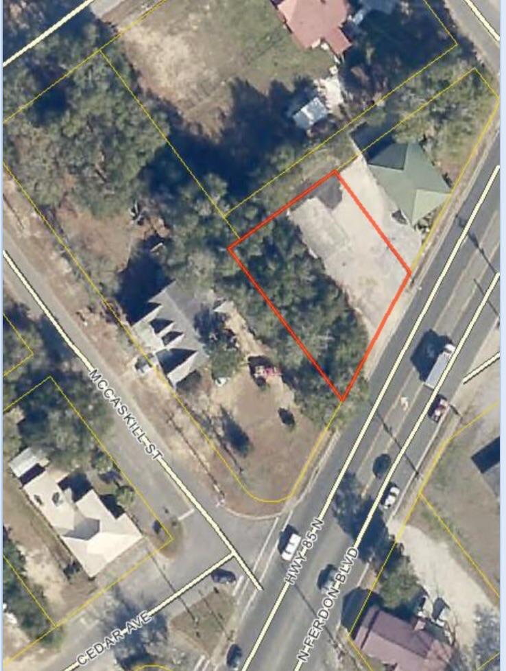 What a unique find! This is a .22 Acre Commercial parcel just North of the intersection of Hwy 85 and Hwy 90. This vacant parcel consists of 90 ft frontage on HWY 85 (N. Ferdon Blvd), and is 110 ft deep, with 2,180 sqft of asphalt parking lot on the property! If your business can operate in a small footprint and you want the maximum visibility and high traffic count this parcel may be EXACTLY what you've been looking for! Seller says bring your offer!
