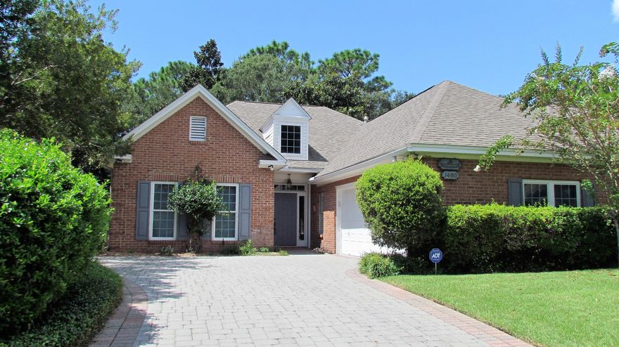 Immaculate 3/2 with additional studio/den on the golf course in the beautiful Bluewater Bay community! This home has had one owner and has been very well cared for. Owners added the additional studio to the original blueprint at construction and used it as an art studio. Perfect as a den, playroom or additional family room. The home features a split floorplan, whole home generator, storm shutters and a gorgeous view of the bay and golf course. Carpet has been professionally cleaned, roof replaced in 2012, and home is wired for ADT home security. Convenient to highways, beaches and military bases. This home is a must see!