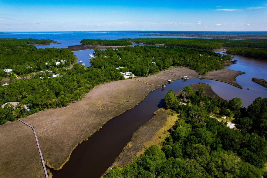 Amazing lot with 166 feet of Peach Creek water frontage. Here is your opportunity to live in the highly sought after Point Washington area with close proximity to the beauty of Eden Garden State Park. From this lot, your dream home can take advantage of the water front location with unobstructed views of the Creek's marsh grasses on one side and Intracoastal views to the North side. From Peach Creek you can directly access the Intracoastal and Bay via boat to enjoy a relaxing day of fishing, boating, and recreation on the stunning Bay.