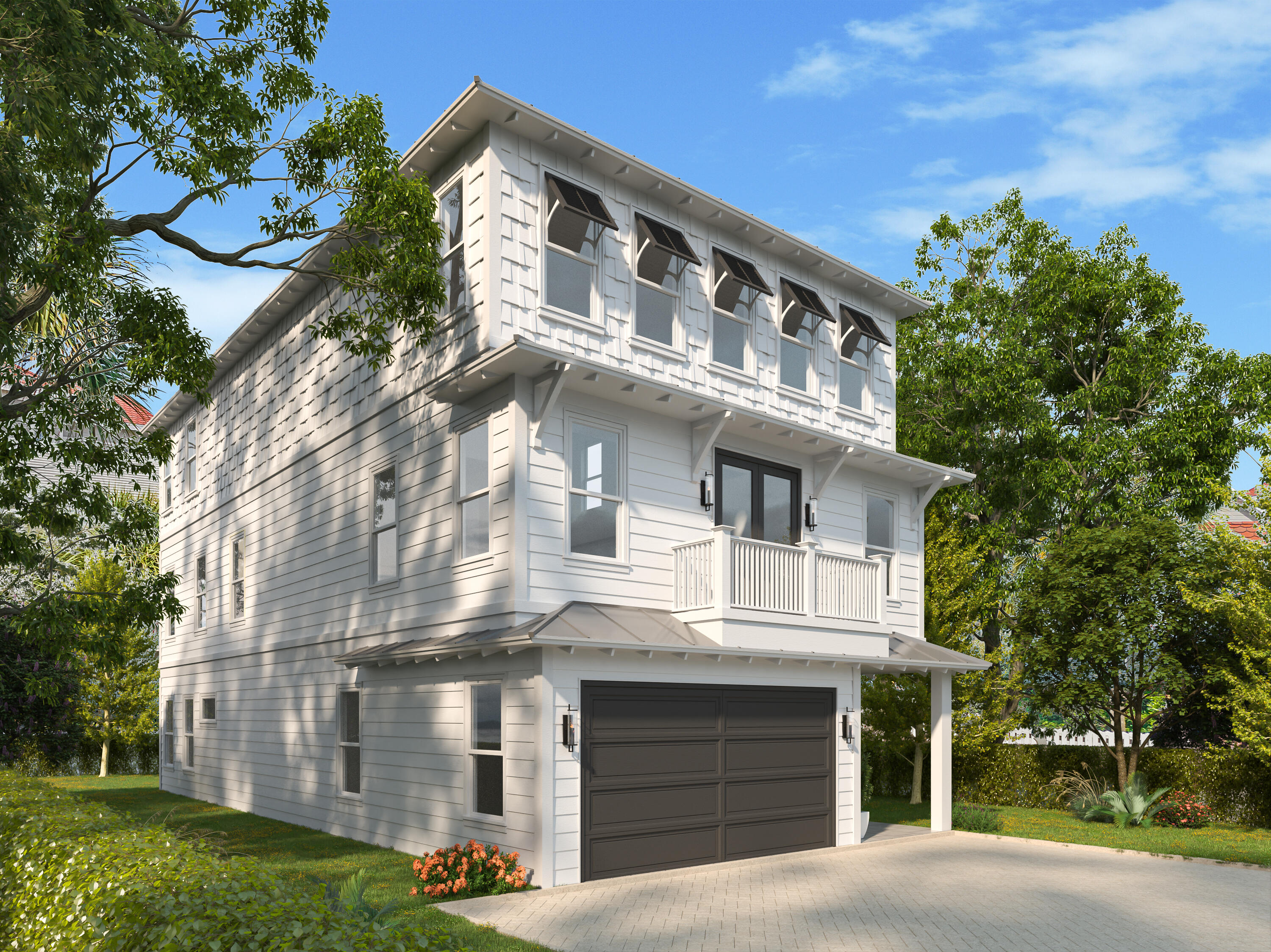 Scheduled for Nov. 2023 completion, a brand new coastal retreat awaits just two tiers back from the beach within the gated community of Shipwatch. This three-story, six bedroom, six and a half bathroom home has it all, including a private pool, two car garage, elevator, bunk room, and chef's kitchen. The well-designed layout and low-maintenance exterior make it ideal for a second home or vacation rental. Shipwatch is a beachfront community of only 29 parcels where owners enjoy rare deeded private beach access and a location minutes from exceptional shopping, restaurants, events and activities.