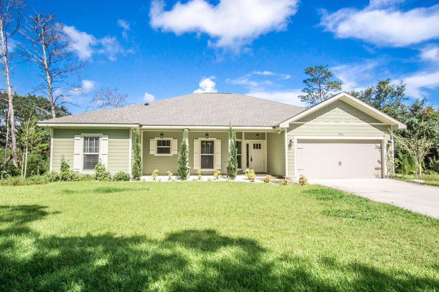 This is an absolutely beautiful home located on the north side of Holley By The Sea. The craftsman style home is built strong with hardy board siding, high pitch roof, and sits on over a three quarter acre lot. This property comes with a full suite of stainless steel appliances, granite counter tops, high ceilings, 4 large bedrooms on a split floor plan. Come down and take a look for yourself and bring an offer!