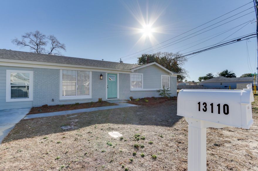 Beautifully renovated 4 bedroom home located on spacious corner lot. Enjoy new finishes & updated features throughout and No HOA Fees! Kitchen boasts new custom painted cabinets, quartz countertops, & new GE appliances. New LifeLock flooring throughout with tile in master bath floor. Bedrooms are very spacious with nice sized closets. Master bedroom includes his & hers closets with updated bathroom & walk-in shower. Enjoy new ceiling fans in bedrooms & living room as All electrical fixtures were updated. New HVAC unit & water heater professionally installed. Interior & Exterior have been completely repainted. Enjoy new exterior doors & several new windows with custom blinds. Home situated on nice sized lot, with ample RV parking & room for future expansion. Short 10 minute walk to Beach!