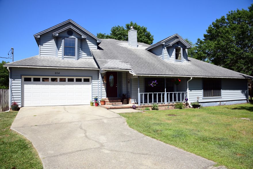 The living is easy in this beautiful, contemporary residence southeast of Crestview. This two storey home boast four bedrooms: each of the three bedrooms have their own en-suite bathroom, and a full bathroom right next to the fourth bedroom. The ground floor features a spacious living room, master bedroom, a half bath, a kitchen that flows through to the dining room, and private rear deck. The backyard of this home is fully fenced for privacy and features a separate workshop and a sparkling 25,000 gallon in-ground pool. This home is ideally positioned to enjoy the closest proximity to: Eglin AFB (27 mins.), VPS Airport (20 mins.), Duke Field (12 mins.), Destin Beaches (37mins.), and Hurlburt Field (40mins.). Hurry and send in your offer. ***Buyer to verify all information deemed important.