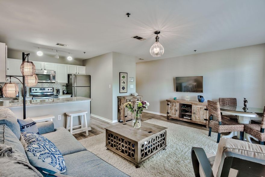 Under contract but taking backup offers. If you have been waiting for the right property in Crystal Beach....this is it!  This one bedroom, one bath with hall bunks and sofa bed sleeps 6.  Tarpon St. beach access is across the street.  Unit is very close to the community pool and hot tub.   This adorable unit has been completely renovated top to bottom, and all new appliances including washer/dryer. Comes fully furnished, rental ready!  You don't have to do a thing, it's all been done for you. Easy walk or bike ride to many local restaurants. This is your chance to make that dream come true.  Great investment property, second home or permanent residence.