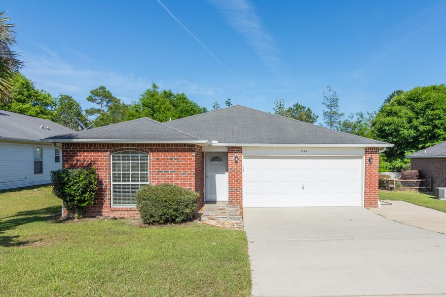 This home is LIKE NEW! Don't miss out on this completely move in ready home, Spacious living area, new carpeting, tiled kitchen, breakfast area, dining room & wet areas, freshly painted, new dishwasher & microwave are some definite perks. It's conveniently located to main shopping areas, hospitals, doctors offices and a short drive to Duke Field, 7th Group and Eglin.