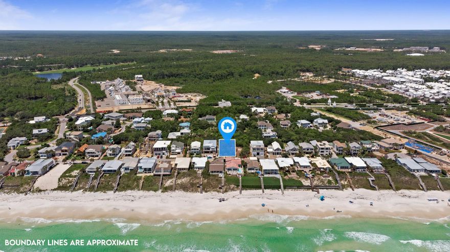 The final opportunity to own & build your dream home on the south side of 30A with forever gulf views in Sand Cliffs, a gated, non-short term rental community adjacent to Alys Beach, Seacrest Beach and Rosemary Beach. Gulf front lots in Sand Cliffs have a strict building height of 18.5 feet. This last remaining 2nd tier lot can be built upon up to 30 ft, ensuring a forever gulf view. With over 1300 feet of beachfront (access is less than 300 feet from Lot 12-B), you can be assured to find plenty of space to relax & unwind in the sand and enjoying a peaceful lifestyle of beach living.