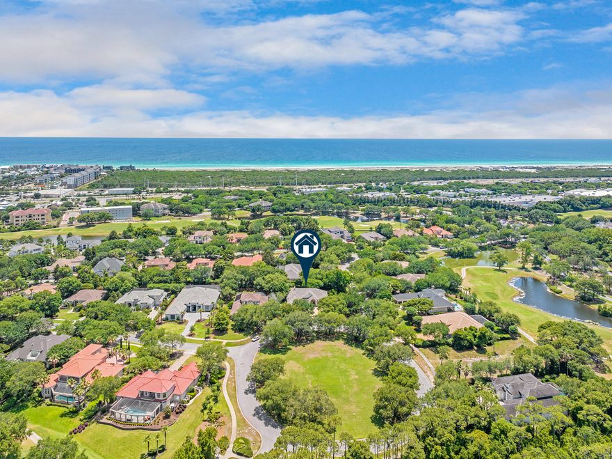 JUST REDUCED $150,000! A NEW ROOF and NEW PORCH SCREENS were just completed on this exquisite three bedroom home with an additional office in the prestigious Stonebridge neighborhood of Kelly Plantation, which sits on a sprawling .58-acre corner lot, offering privacy, charm and exceptional amenities. With its stately stucco exterior, shingle roof and dedicated golf cart garage, the property exudes sophistication while providing ample space to add a pool. Designed for both relaxed living and elegant entertaining, the interior features warm and inviting family spaces alongside a grand formal living and dining area. The kitchen is well-appointed with a spacious island, raised breakfast bar and KitchenAid appliances, all complemented by a neutral color palette hat allows for effortless customization. Multistage crown molding, ceiling treatments and a deluxe lighting package add to the home's refined character. A gas fireplace in the living room is a cozy complement in the cooler months of winter. A highlight of the property is the expansive 802-square-foot screened porch, which along with the interior spaces, have a wired sound system and are perfect for enjoying Florida's beautiful climate year-round. Additional features include tile flooring, plush carpeted bedrooms, a paver patio and a central vacuum system. Additionally, this home faces a large park in the center of an oversized round-a-bout, so the front yard view and curb appeal is impeccable. Located within the gates of Kelly Plantation, residents enjoy championship golf, tennis, pickleball, a community pool, miles of walking trails and a private dock for paddleboarding and kayaking. The owners' clubhouse was recently remodeled, and this furnished space with outdoor grills is available for owners to reserve for private parties. Next door you will also find a fitness room and a separate yoga/pilates studio. Sports courts and 24-hour security complete this unparalleled lifestyle, with the beach, Whole Foods, Fresh Market and Destin Commons just a short golf cart ride away. Meticulously maintained by its current owners, this home offers an extraordinary opportunity to experience luxury living in one of Destin's most sought-after communities.