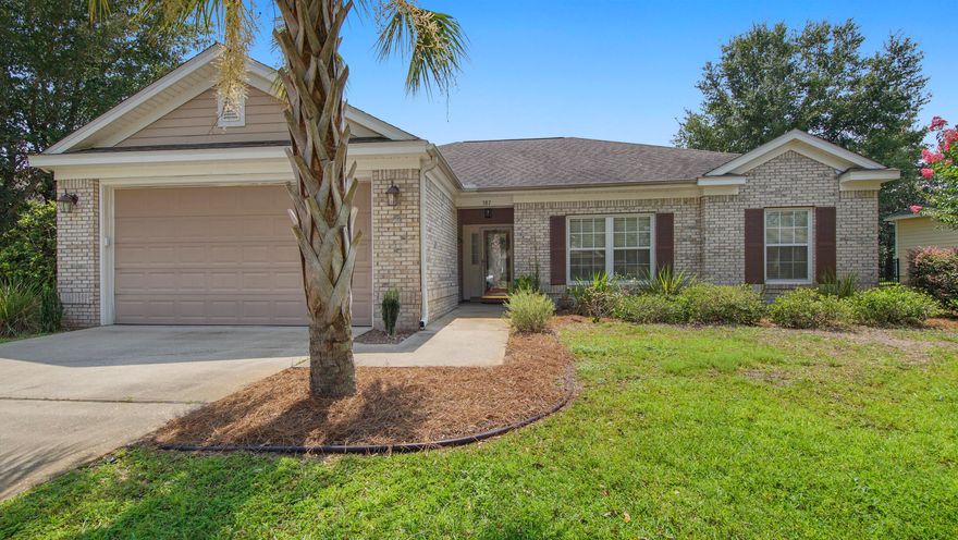 New roof and water heater included before closing! Start your days off right with a refreshing cup of coffee in your very own screened-in Florida room, overlooking the serene lake. And as the sun sets, gather around your custom firepit for cozy evenings of marshmallow roasting and relaxation. This is not your average, run-of-the-mill house. Step into a Turner Heritage Home that has been thoughtfully upgraded and designed to stand out from the rest. The split floor plan offers excellent privacy and functionality, while the spacious dining area and large open kitchen with stainless appliances and a stylish tile backsplash make entertaining a breeze. The open great room is a true highlight, with beautiful views, high ceilings, fresh paint and new flooring that adds a touch of elegance. The master bedroom is a tranquil retreat, featuring vaulted ceilings, fresh paint, and new flooring. The generous secondary bedrooms also boast new flooring, fresh paint, and sunny views. Stay comfortable all year long with the newer HVAC system, ensuring a cozy indoor climate regardless of the season. The backyard has been professionally landscaped and fully fenced, creating a private oasis for outdoor enjoyment. But that's not all-as a resident of Hammock Bay, you'll have access to an array of world-class amenities. Dive into the pools, enjoy the Bay and Lake Clubs, challenge your friends to a game of Pickleball or Tennis, catch a movie at the theatre or immerse yourself in the vibrant City Green festival area, complete with food trucks, a general store and brewery. Stay active with the sports complex and gym or explore the beauty of nature with 10 miles of scenic trails. Hammock Bay truly offers a lifestyle that exceeds expectations. Please note Hammock Bay is a CDD community, ensuring that the neighborhood remains well main-maintained and continues to provide exceptional amenities for its residents. Don't miss out on this incredible opportunity to own a home that stands apart from the rest. Contact your favorite realtor today for a private showing and experience the luxury and convenience of Hammock Bay living.