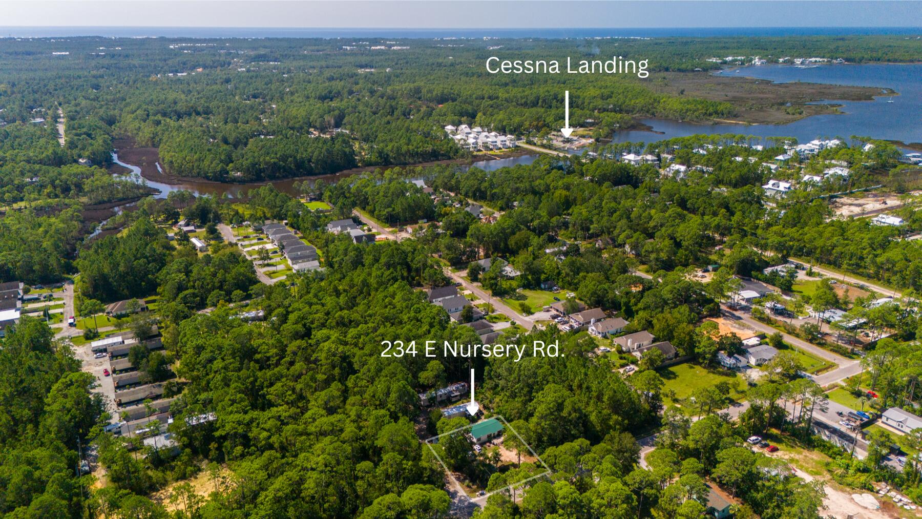 Land Value!! This just about .3 acre piece of land is less than half a mile from the bay and right down the street from Cessna Landing Boat Ramp. Invest in your Santa Rosa Beach future home site now and build later! It has the ability to be separated into two lots in the future and currently has a 30x40 4 car garage on the property. There is also a mobile home currently being rented with tenants. Call for more info!