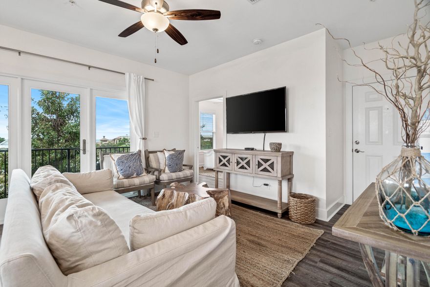 Welcome to 2020-built community of Hidden Lake, perfectly positioned in Blue Mountain Beach and distinguishes itself as a luxury, gated, complex on the West end of 30A. Top-floor, corner unit 331 features fully-furnished residence with a 3-bedroom floor plan, gulf views, 9 ft' ceilings, and over a 1000 square feet of thoughtfully designed living space.  Complex amenities include gated-entry, plenty of parking, private zero-entry pool, fitness center, nearby Regional Beach Access with public parking/restrooms, and close proximity to Gulf Place. Impressive rental potential of $86,000 annually  makes this a compelling turn-key investment opportunity or perfect second home.