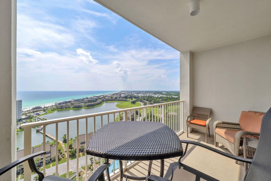 Welcome to Ariel Dunes II, Unit 2005 -- a Gulf Coast retreat with spectacular views.Perched high above Seascape Resort, this beautifully designed one-bedroom, one-and-a-half bath condo (with built-in hallway bunks) comfortably sleeps six and showcases sweeping views of the Gulf of Mexico and coastline. From sunrise to sunset, the panoramic vistas and daily breathtaking sunsets make this residence a true coastal gem. Inside, you'll find a spacious open layout with plenty of natural light, ideal for both personal enjoyment and investment potential. Step out onto the private balcony to savor your morning coffee or evening cocktails while overlooking the emerald waters. As part of Ariel Dunes II and the Seascape community, you'll enjoy an impressive array of amenities: multiple multiple resort-style pools, a fitness center, championship golf, tennis, walking and biking trails, and exclusive access to 2,000 feet of pristine sugar-white sand beaches. (Seascape HOA owns 200 feet directly, with an additional 1,800 feet of beachfront managed by Seascape Resort.)
This unit also comes with a Seller's List of Improvements, available in the public documents for peace of mind. Whether you're seeking a vacation home, a high-demand rental, or a coastal escape of your own, Unit 2005 at Ariel Dunes II offers it all  views, value, and lifestyle in one of Destin's most desirable communities.