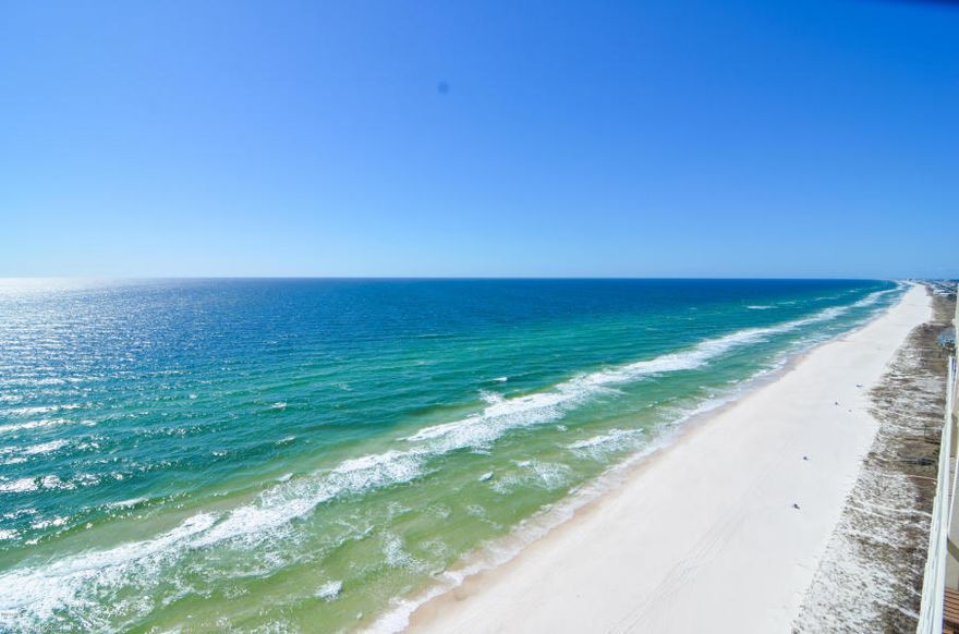 Quaint and Quiet West End Panama City beach condo. The views are spectacular!!This unit has tiled living area and hallway, a feeling of space with the 9ft ceilings and a fun, Beachy dcor.The location is awesome!Going west it is only 10 minutes from Carillon Beach and 30A,going East you are less than 10 minutes to the excitement and entertainment at Pier Park & Frank Brown Park. The amenities at Celadon are just enough. They include 2 Pools(1 Heated Indoor/Outdoor & 1 Gulf Front), 2 Hot Tubs, Fitness Facility, Hi-Speed Internet, Clubhouse, Gazebo/Grilling Area, Tennis Court, 4 Story Parking Garage with Climate Controlled Walkover and 3 High Speed Elevators.Come and check this unit out Today. You deserve it!!