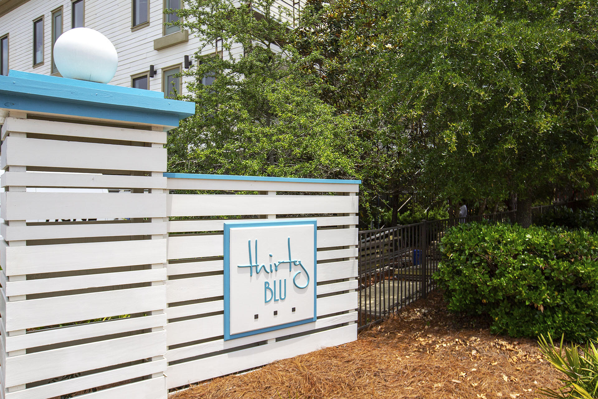 This beautifully appointed four-bedroom townhome has a fantastic location just off Scenic 30A in Blue Mountain Beach. It's less than five minutes away from the Gulf in a newer upscale residential community called Thirty Blu. The Master Bedroom and one of the Guest bedrooms include luxurious en suite baths, while the other two have access to full hall baths that double as a convenient powder rooms off of two living areas.The wonderful decor throughout Thirty Blu 5, also known as Something Blu, combines fashionable vintage modern, chic beach, and charming cottage styled furnishings. This rental boasts two living areas and has a rooftop open terrace deck for entertainment.