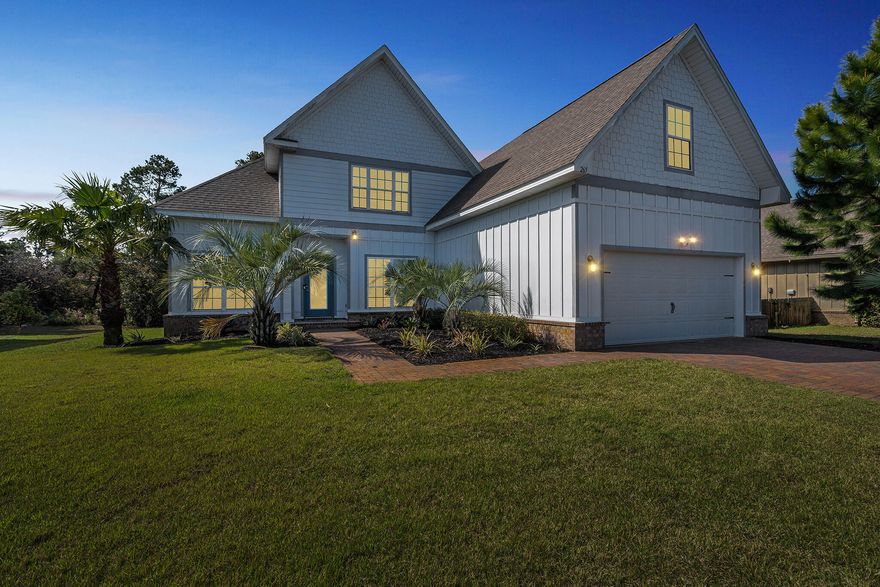 This pristinely maintained turn-key, 30A home produces ~$100K in annual rentals (2023 and 2024). This 3,176 sq ft property w 5 bedrooms, 3.5 baths, and a great open layout is the best value available in Cypress Breeze.  It comes fully furnished with tasteful furnishings and decor throughout.  Main floor has 3 bedrooms, open kitchen, formal dining, office and a spacious living room with a wood-burning fireplace. Upstairs you'll find another large bedroom, full bath, and a massive custom game/bunk room built to maximize rental potential.Out back, enjoy a fully fenced yard and a screened-in patio overlooking a natural setting. The home has plenty of storage and an attached 2 car garage.   If looking to keep this a vacation rental, consider self managing and converting garage into a game room to increase it's revenue potential.

Located in the desired gated Cypress Breeze community, known for its resort-style lagoon pool with waterfalls.  Super convenient location on 393 right down the street from the popular Gulf Place, a public beach access and plenty of walkable dining and shopping options. 

Short-term rentals are allowed and this home is already performing.  Or make this your primary and easy access to all of what the 30A lifestyle offers. 