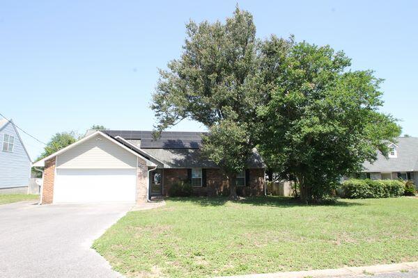 Real Estate Owned. Welcome to 116 Nicole Lane a spacious and versatile two story home located just minutes from 7th Special Forces Group and Eglin Air Force Base. This 5-bedroom, 3-bathroom residence offers over 2,200 square feet of living space and includes a heated in-ground pool, all on a generous .23 acre lot.The main level features a large great room with a cozy stone fireplace, tile flooring in wet areas, and a bright bay window overlooking the backyard. The open kitchen layout includes an abundance of cabinet space, generous countertops, a dishwasher, and electric smoothtop stove perfect for everyday cooking and family gatherings.The primary suite is located downstairs and offers a massive walk-in closet and an oversized bath with a double vanity, separate water closet, and an oversized bath with a double vanity, separate water closet, and ample storage. Two additional bedrooms and a full bathroom are also located on the main floor, while the second level offers two more bedrooms and a third full bath perfect for guests, office space, or extended family.
Step outside to your private backyard retreat, complete with a heated pool ready to be brought back to full glory with a little TLC. The oversized 2-car garage and level lot add practicality to this charming home.
While some cosmetic updates may be desired, the bones and layout of this home offer tremendous potential for personalization and long-term value.
Don't miss your chance to own this Crestview gem schedule your showing today!