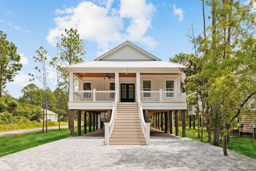 Experience luxury coastal living at its finest in this impressive new construction home. 3bedrooms 2.5 baths with ample under structure parking featuring upscale finishes. An elevated design, and unmatched access to the Choctawhatchee Bay and Gulf waters minutes from Cessna Landing Boat launch at Hogtown Bayou. In addition to superior flood protection, elevating your home in a coastal area like Santa Rosa Beach, Florida, offers several significant advantages: The raised perspective of an elevated home will provide homeowners with stunning, unobstructed views of the surrounding landscape. The space beneath the home can be creatively transformed into covered patios, outdoor living areas/additional storage space,vehicles / watercraft storage. A true Gem built to satisfy non compromising. Luxurious appointments and detail work throughout.
Highly sought-after 30A beaches, shops & dining just minutes away.
This new construction home has been built with impact resistant windows and doors for your additional security to withstand high winds during the hurricane season. Easy to show make your appointment today.