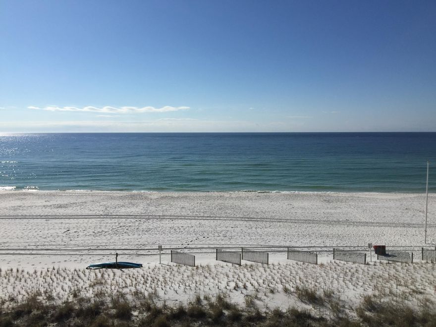 This is beautiful 5th floor 3 bedroom 3 bath unit near the west end of popular Island Princess Condominium. It has a gorgeous unobstructed Gulf front view and a deeded covered parking space. The unit is in great condition and features Corian countertops, tile floors in kitchen, dining area and baths. Huge master bedroom is on the Gulf. This complex boasts 490 feet of white sandy beach, heated pool, hot tub, exercise room, 3 elevators and BBQ area. Owner pets are allowed.