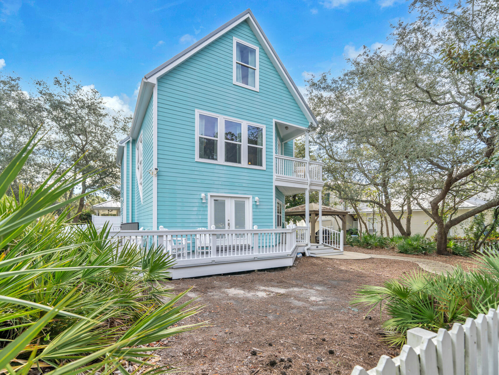 Nestled in one of the most lush and coveted locations along scenic highway 98 in Crystal Beach, this turnkey beach house is what you've been waiting for on a CORNER lot at Clipper Cove and Luke! A very short walk to the neighborhood pool, this 4 bedrooms and 3 bathrooms offer accommodations for all with inviting, light-filled rooms welcoming you, while the home's coastal chic ambiance suggests casually elegant living and entertaining in all seasons. Gem By The Sea has a spacious fully stocked kitchen with all stainless steel appliances, whole home dehumidifier ( 2021), a new roof (2023), hurricane rated windows and doors (2021), new attic insulation (2025), and much more! A tropically landscaped exterior with ample covered patio space for alfresco dining and entertaining, plus porches galore allow for tons of fun in the sun and shade! A short walk to the sugar white beaches, Destin Commons shopping, golf courses and great restaurants awaits. This charming beach home is perfect as a primary residence, second home or short/long term rental income producer! Do not miss your chance to purchase this well maintained home in Crystal Beach today.
