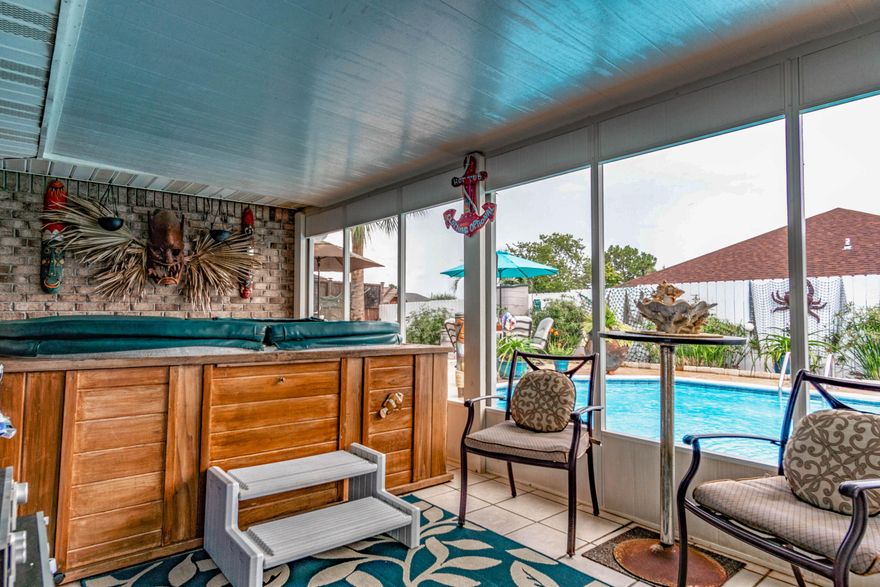 Gorgeous POOL home in SOUTH Crestview-fantastic location convenient to bases and in Antioch school district. Property has been meticulously maintained, inside and out. Exterior features corner lot with side entry garage, beautiful landscaping and a true ''Florida'' feel, with an in-ground pool (new liner 2015), screened-in porch with hot tub, and pergola.Pride of ownership carries throughout the interior of the home, with porcelain tile throughout all main areas and laminate flooring in the bedrooms. HUGE kitchen with TONS of space - including a large eat-in dining area, breakfast bar, and island. Stainless steel appliances approximately 3 years old. New roof 2012. Windows replaced in April 2018. Top of the line high efficiency Lennox HVAC system.Spacious bedrooms and large master