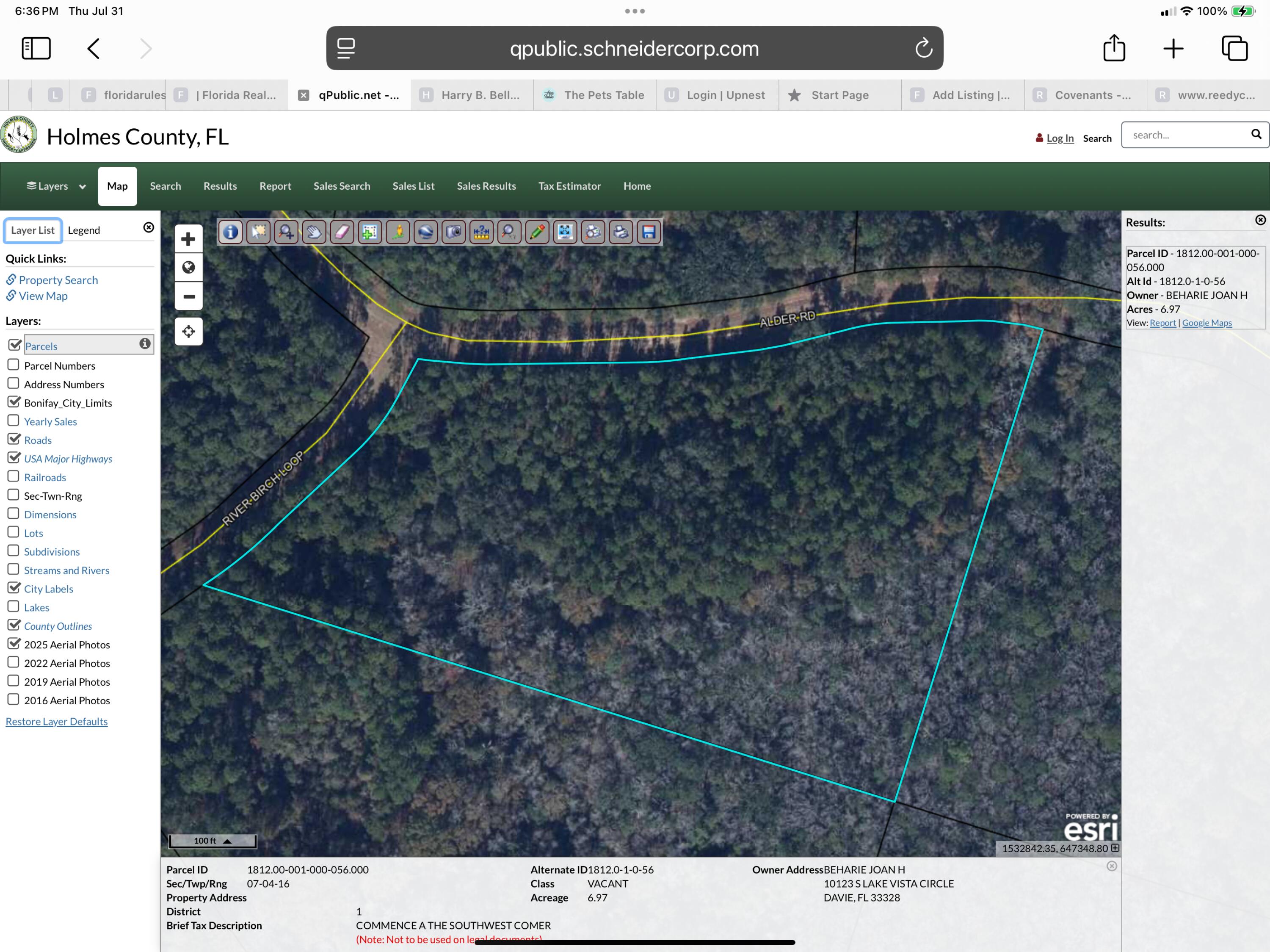 REEDY CREEK S/D - Land
