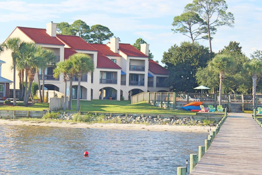 Experience unparalleled views from this intimate one bedroom one bathroom condo. Ideally situated on the Santa Rosa Sound you will enjoy waterfront living that features a private pier, pristine community pool, and private beach. Updates to this unit include fresh paint, new flooring throughout the entirety of the unit, renovation of the kitchen all new appliances. Located close to local restaurants, shopping, local entertainment, world-class golfing and some of the most spectacular beaches on the Emerald Coast. This turn-key furnished home will not last long...don't miss out on owning your piece of paradise.