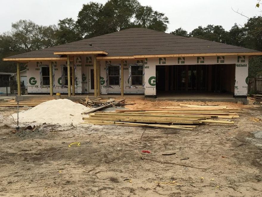 Be the first to live in this BRAND NEW home in the heart of Fort Walton Beach! Welcome your guests on the charming front porch of your new CRAFTSMAN-STYLE home. Inside you'll find a kitchen featuring granite countertops, stainless appliances, and beautiful dark-wood cabinetry. The master suite boasts his and her walk-in closets. Master bath has GARDEN TUB with SEPARATE SHOWER. This home is energy efficient: windows are energy efficient, double insulated. Located in a quiet neighborhood that is just minutes to both Eglin and Hurlburt AFBs, this home is set for April 2015 completion.