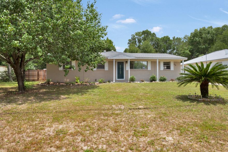 Crestview's newest 4 bedroom, 2 bath listing is coming in hot and won't last long. This light and bright home is beautifully renovated and ready for its next owners! Step inside and view the family room, with its lovely wood laminate flooring and cozy fireplace. The kitchen comes complete with stainless steel appliances and white shaker cabinets, overlooking a BONUS area/second family room. The large master bedroom is nestled towards the back of the home for added privacy. Both bathrooms have been updated with chic finishes, including cabinetry, tiled showers, and tile flooring. The oversized backyard is ready to enjoy and was FULLY fenced in 2019.Set up an appointment to stop in and view before it's sold!