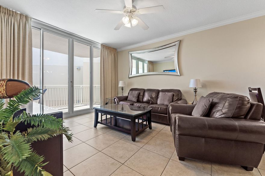 Rarely available, do not miss this 1 Bedroom 2 Bath with bunk room and gulf front facing master. Located  in the very desirable Waterscape Resort, the condo is being sold fully furnished. Waterscape is Beach Front and offers an enormous resort style pool with waterfall, lazy river, and over 490 Feet of beach frontage, fitness center, and playground.  The floor plan lives large and provides plenty of room for six.  A 530 is an end unit allowing for greater privacy, resort views and a peak of the gulf! Waterscape is the destination resort on Okaloosa Island.  This floor plan accounts for less than 10% of the total units and is a rental favorite.     The condo has a newer water heater and HVAC system.  Parking garage is so close. 49 K plus in 2021, Buyers should verify all information