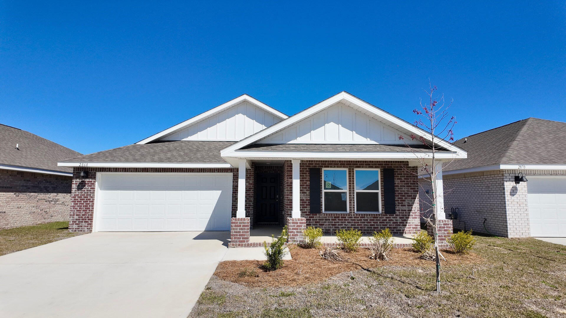 Gorgeous home under construction now. Highly desirable brand-new design, the ''Lakeside'' floorplan in Patriot Ridge NEW phase. Offers Residents: Community Pool/Cabana, sidewalks, underground utilities & more. This highly desirable NEW floorplan provides a well-designed relaxed OPEN concept, no wasted space, 5 beds, 3 baths, nice 12 x 9 covered back patio & 2 car garage. Well-designed kitchen, all stainless appliances, smooth top range, quiet dishwasher, built in microwave, roomy dining area & more. Striking wood-look flooring, plush carpet in the bedrooms. The Smart Home 'Connect' System has several convenient devices. Stylish craftsman exterior adds to the great curb appeal. Easy drive to the airport, military base, beaches at Ft. Walton, Destin area & just minutes to golfing. MUST SEE
