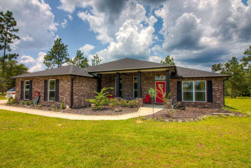 PRICED TO SELL!!! TONS of extra CONCRETE JUST POURED, which gives you DOUBLE the parking space. This single family home has 4 bedrooms, 3 bathrooms, an office, FL room, and extended garage and patio. Only ONE YEAR OLD. This house is located in Yellow River Plantation right outside of Crestview. You can enjoy the quiet country life with just a quick drive into town and still zoned for Okaloosa County Schools. This is a must see!