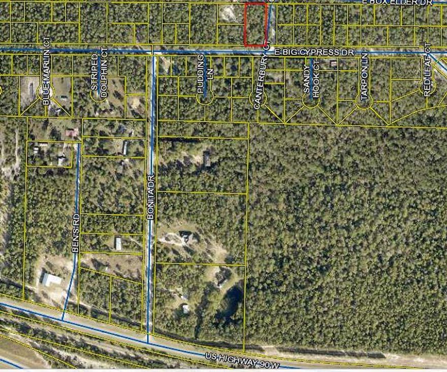 OPPORTUNITY!! Don't miss out. A large lot for a great home site or the ability to have 3 separate lots. Fast growing area and very convenient to DeFuniak or Mossy Head. Each lot will require a well & septic system. Buyer to verify all pertinent facts. Check MLS listings for separate lots.