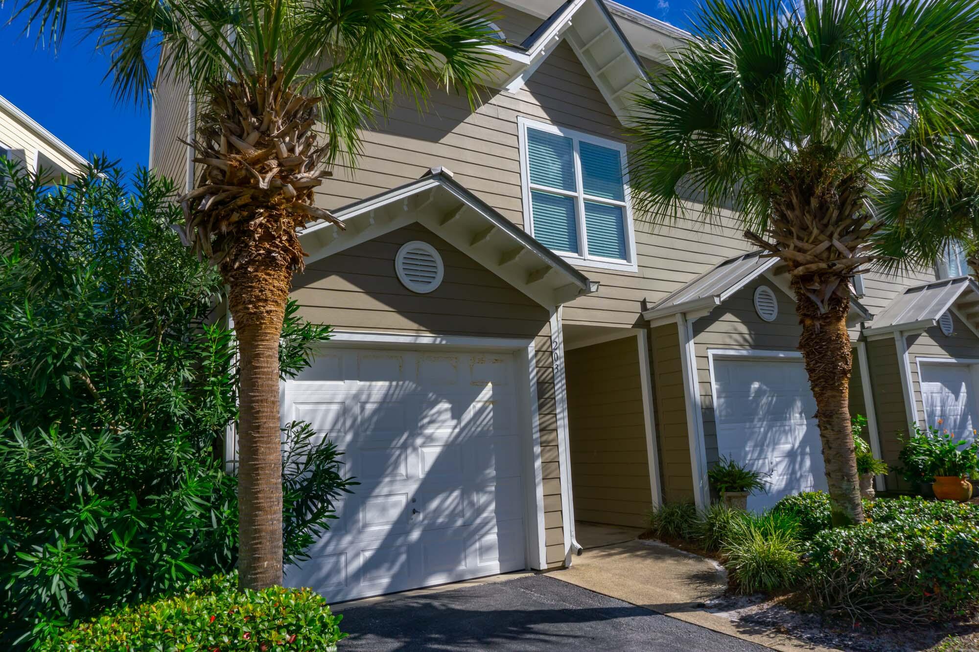 Gorgeously renovated 3 story Townhome with gulf views from the 2nd and 3rd floors. The home features 3 bedrooms, 2 are masters and one a bunk room, easily sleeps 12. The custom renovations were done less than 3 years ago, including; all new kitchen appliances, new washer and dryer, new HVAC systems inside and out, new flooring, beautiful designer appointed furnishings and freshly painted interior and exterior! LOW HOA fees that include a private beach access steps from the unit. Incredible vacation rental or dream home at the beach. Just bring your bathing suit and a toothbrush!