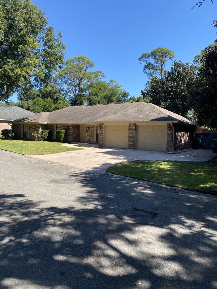 Amazing home just steps from the Santa Rosa Sound is ready for you to make it your home!!!  2 car garage with extra space, private pool, split floorplan with plenty of room for everyone!  Pool service included with the rent!  Move in ready with minimal maintenance responsibilities.  Pet's considered!  Contact Listing Agent for details.
