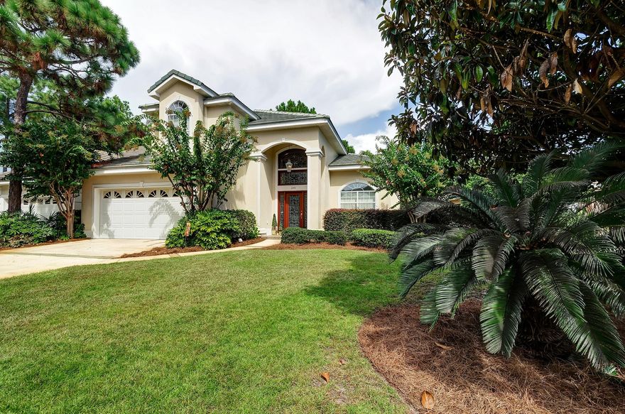 ''Savvy Buyer'' Alert! In the ''Sweet Spot'' of Beautiful Emerald Lakes! Lake front, in the ''Heart of it All'' in East Destin, Security of a Gated Community, and ''Right Sized'' for large or Multi-generational Families with enough room and privacy for everyone. Positioned in the center of the community, this past ''Parade of Homes'' award winning property has many extras, and is only a Stone's Throw away from the large community pool, tennis courts, basketball court, and children's play area. Be sure to check out the Virtual Tour, and discover the Magnificent ''Beveled Glass'' Entry, Spacious Living Areas', 1st Floor Master, and the serene views of the Lake and nicely landscaped fenced in backyard. For your ''Peace of Mind'' this home has been complimented with a ($7000) full sized ge