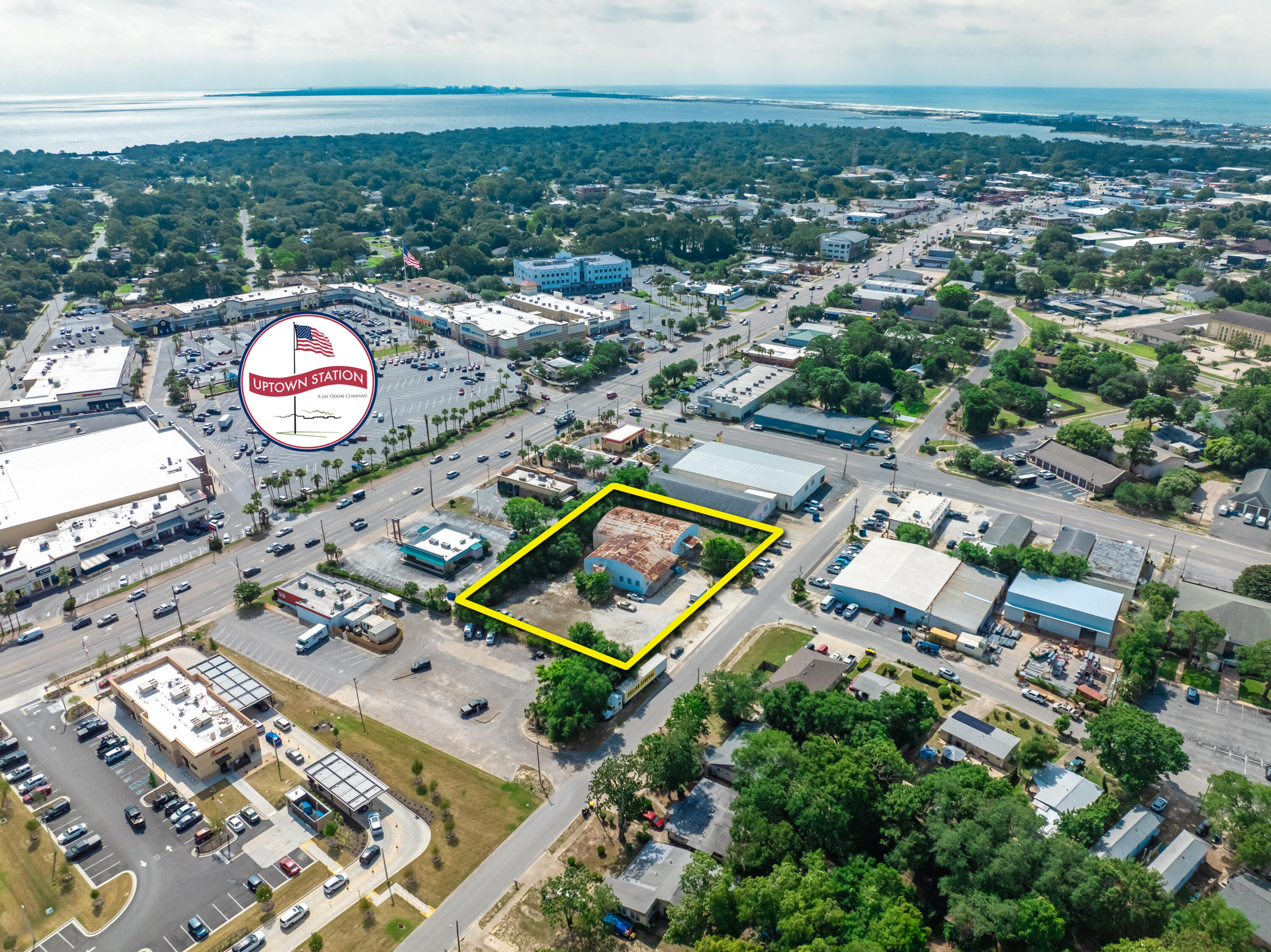 +/-7,611 SF warehouse and loading dock on an extraordinary assemblage of parcels containing +/-one acre of prime commercial zoned CG Commercial through the City of Ft. Walton Beach, Florida. Please note the zoning map uploaded to this listing. All showings must be accompanied by the listing agent(s) and requires a minimum of (24)-hours of advanced notice. The improvements on the property are being sold 'as-is'. Please inquire for further details and to schedule a private showing.