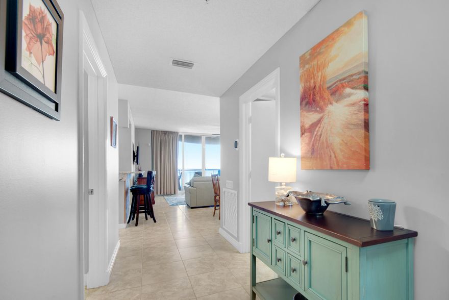 This 5th floor west view 3br/3ba has tile through out with plantation shutters, renovated kitchen with quartz countertops.  All new appliances, washer & dryer and HVAC unit during kitchen renovation. This information is listed for comp purposes only.