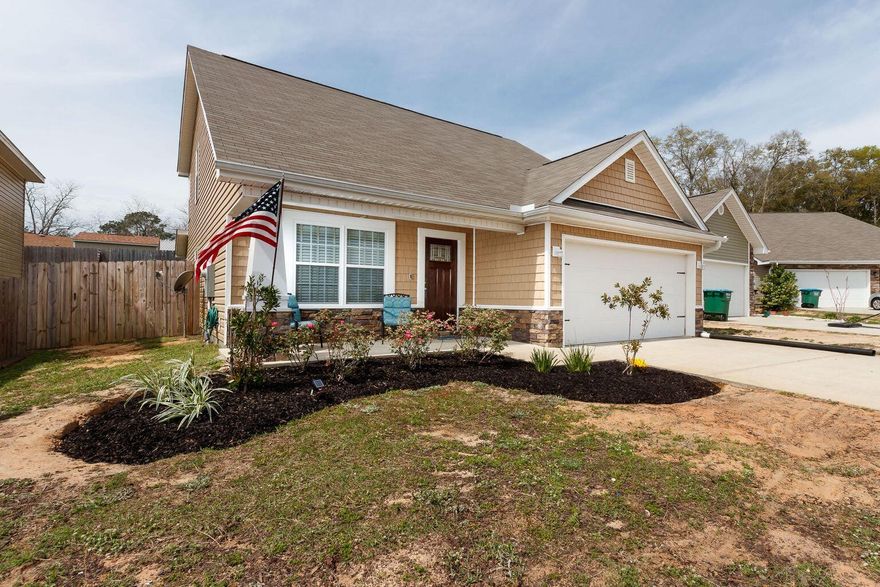 Beautiful Home in Stillwell Estates. This quality built home was the Parade of Homes winning build for 2015 and is conveniently located to shopping, and an easy commute to Eglin AFB/7th Group. Living space is bright & open to the kitchen and dining area, w/ tile flooring throughout. Master bedroom area is downstairs and slightly oversized, with a gorgeous bathroom featuring double vanities, garden soaking tub, standalone shower, and walk-in closet. There is an additional 1/2 bath downstairs for guests. Upstairs you will find four large bedrooms, all featuring great closet space. Guest bathroom features double vanities. Two upstairs linen closets offer wonderful storage space. Backyard area is fully fenced and offers a quaint private space for play and relaxation.
